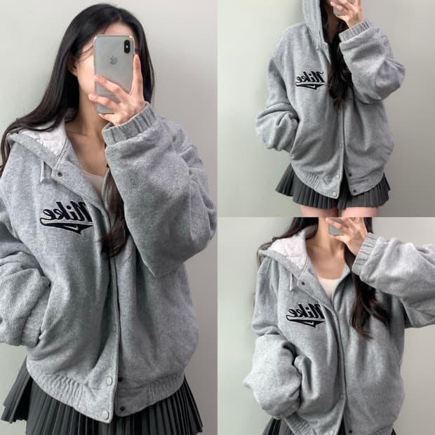 나이키 빅로고 후리스