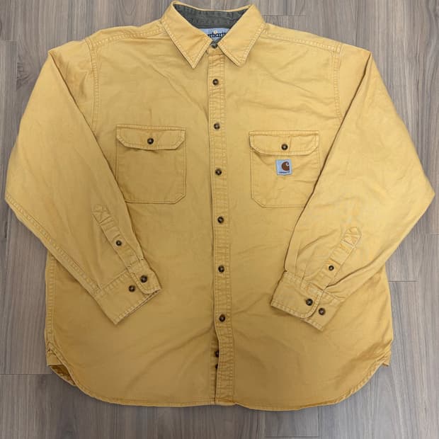 칼하트 셔츠 L 옐로우