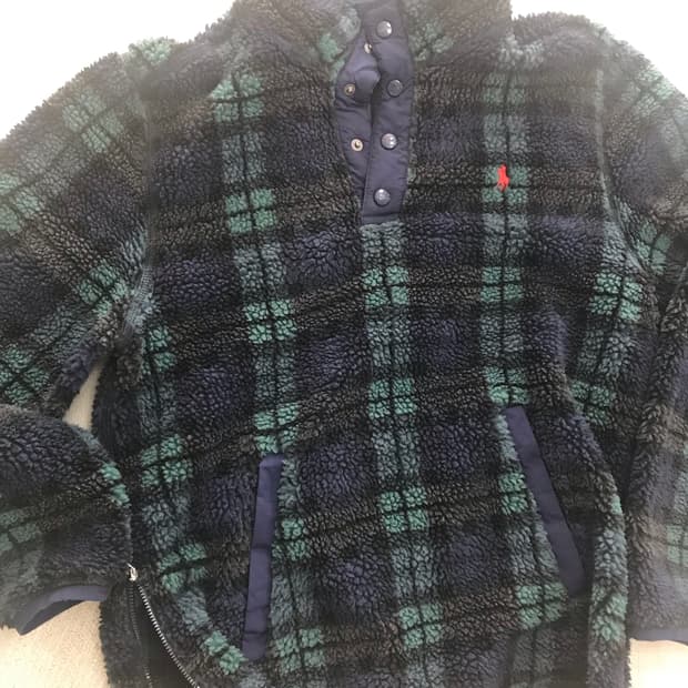 폴로 후리스 아노락