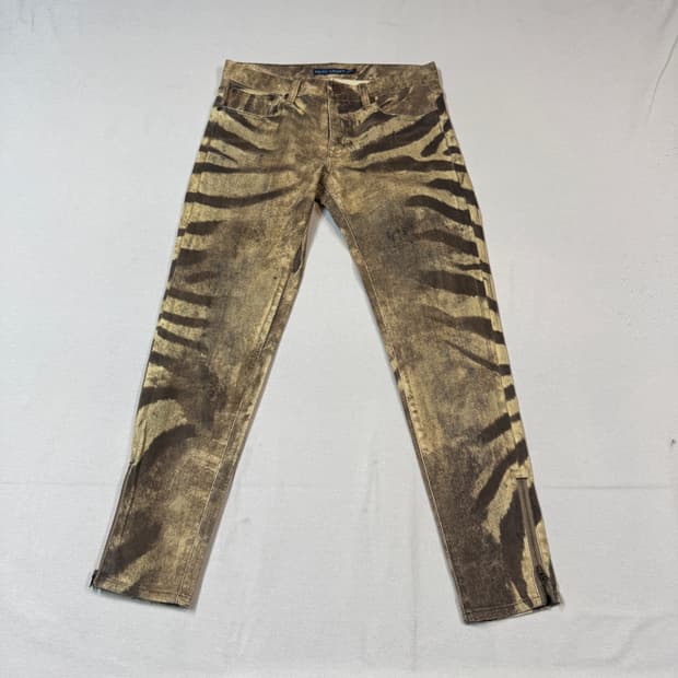 30inch) 랄프로렌 타이거 프린트 슬림핏 팬츠