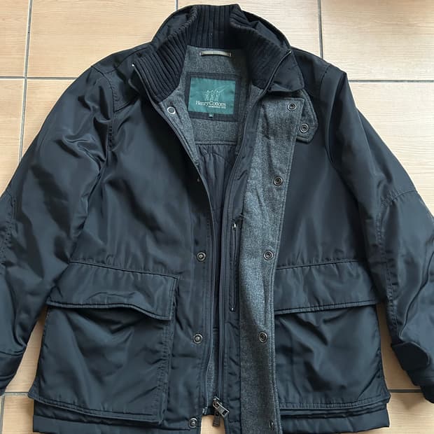 헨리코튼 하이넥자켓