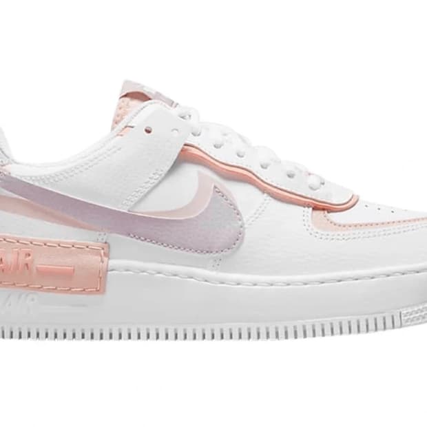나이키 에어포스1 쉐도우 화이트 핑크 옥스포드