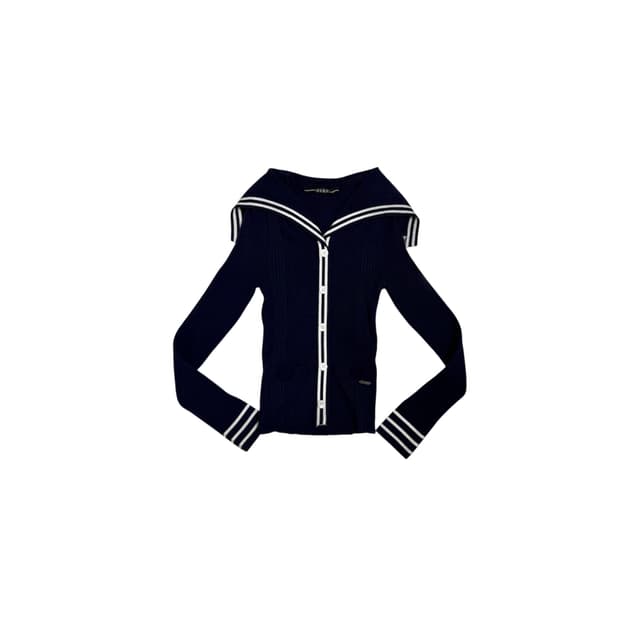 GUESS 슬림핏 세일러 가디건