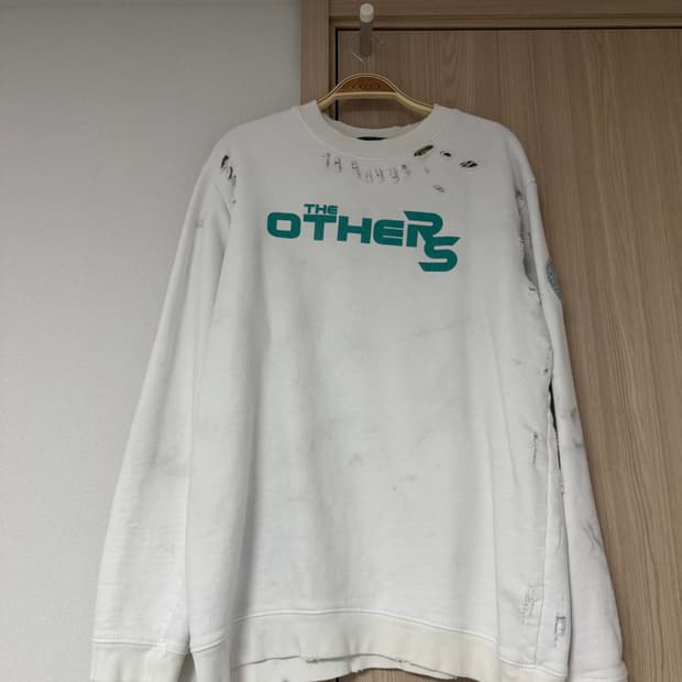 Raf Simons × 10 Corso Como 디스트로이드 맨투맨 