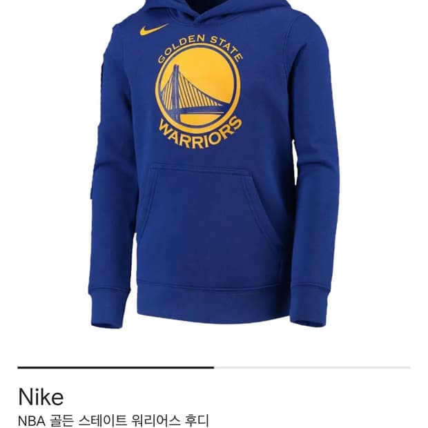 나이키 X NBA 골든 스테이트 워리어스 후드티 100~105