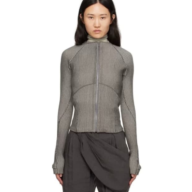 혜인서 집업 니트 