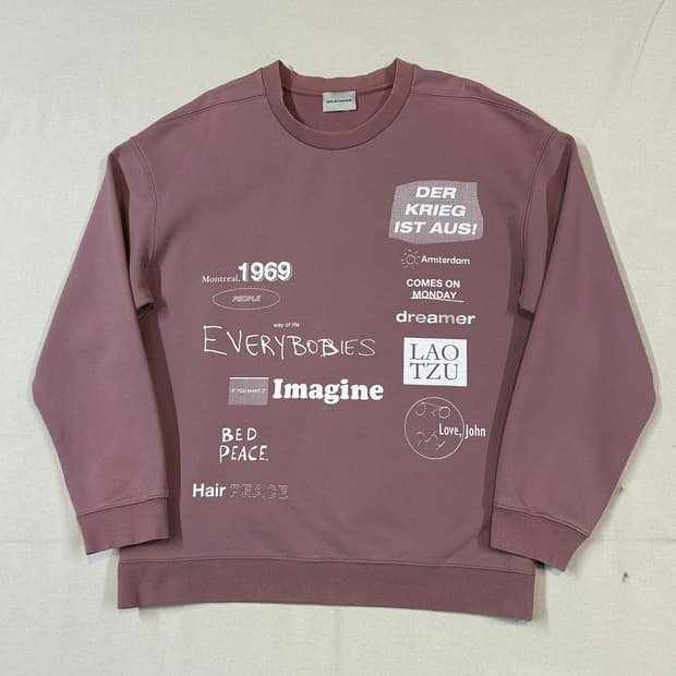 XL) 솔리드옴므 우영미 스웻 맨투맨