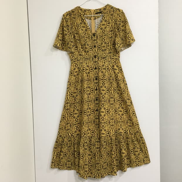 23 SISLEY 시슬리 플라워 롱 원피스 85