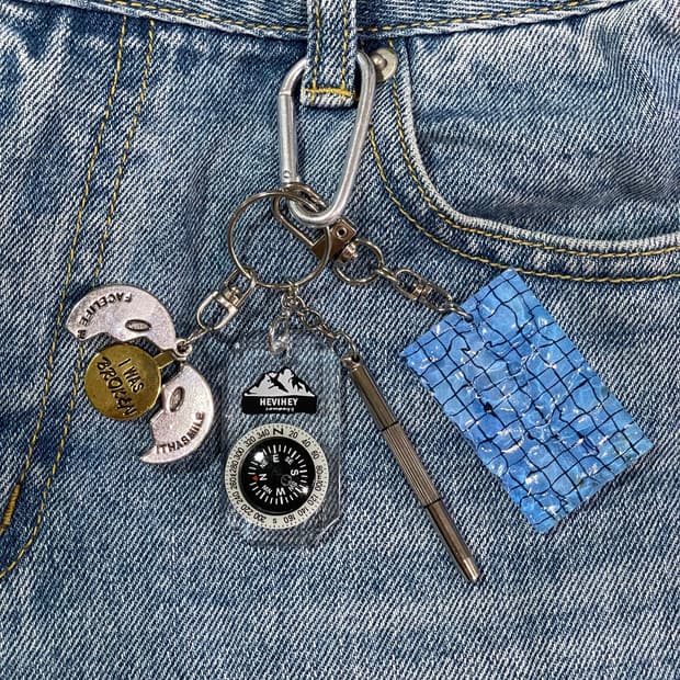 Lost in Smile Keyring