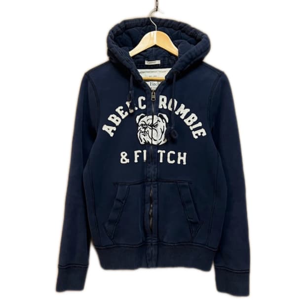 🐶아베크롬비 y2k 불독 네이비 후드집업🐶