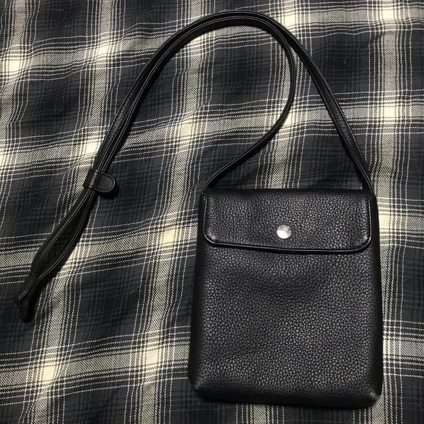 00s 재팬 papas 미니 소가죽 크로스백 새상품