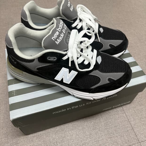 뉴발993 made in usa 블랙