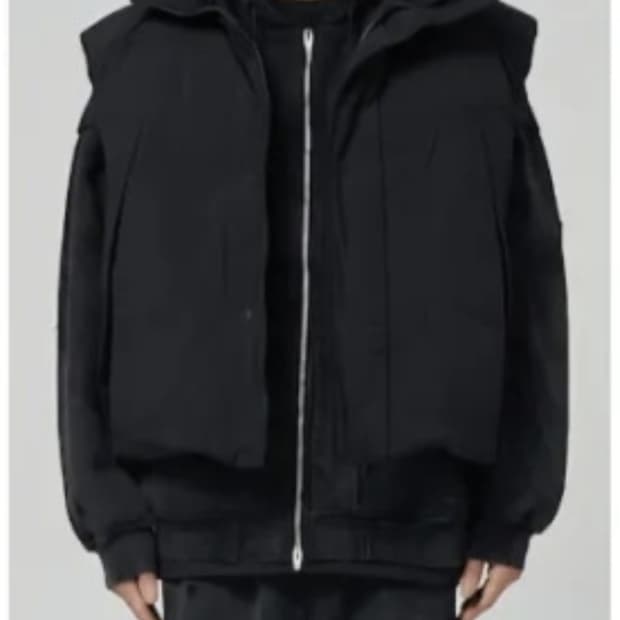 [46/105] 준지 23FW 크롭 구스 다운 패딩 베스트 조끼 패쪼