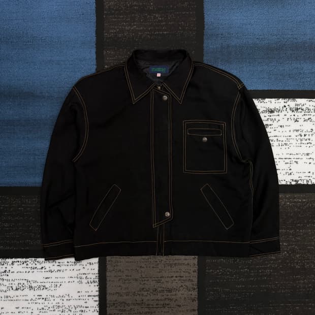 80s micmac 실크 자켓