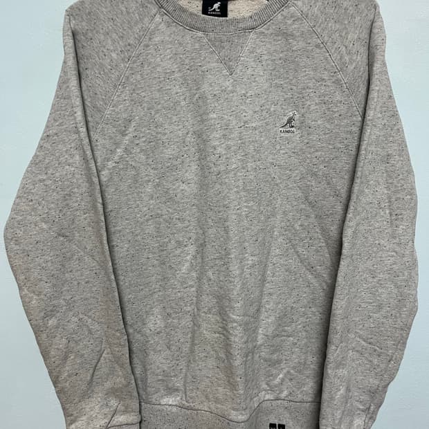 캉골 맨투맨 티셔츠 그레이