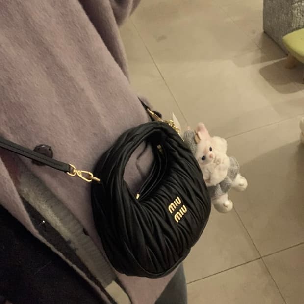 MM 원더 핸드백 블랙 숄더백 지갑