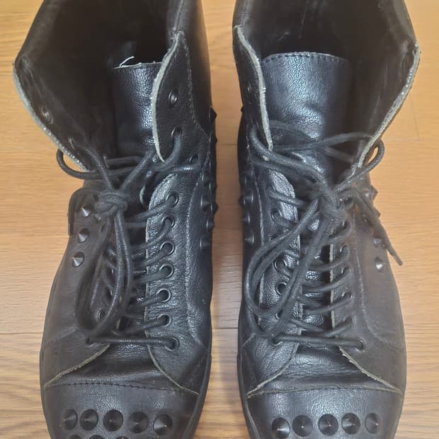 요지야마모토 뿌르옴므 스터드 스니커즈 275