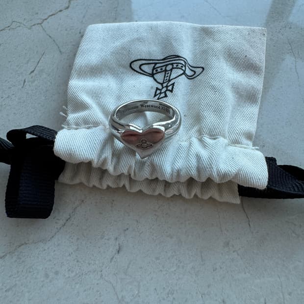 비비안웨스트우드 하트 링 반지 사이즈 7