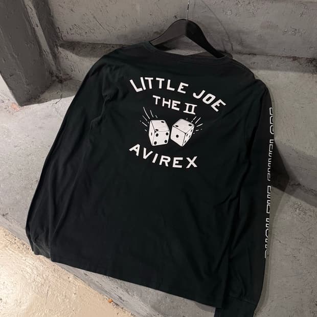 Avirex 아비렉스 다이스 레터링 롱슬리브