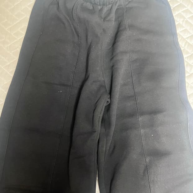 기모 검정색 추리닝