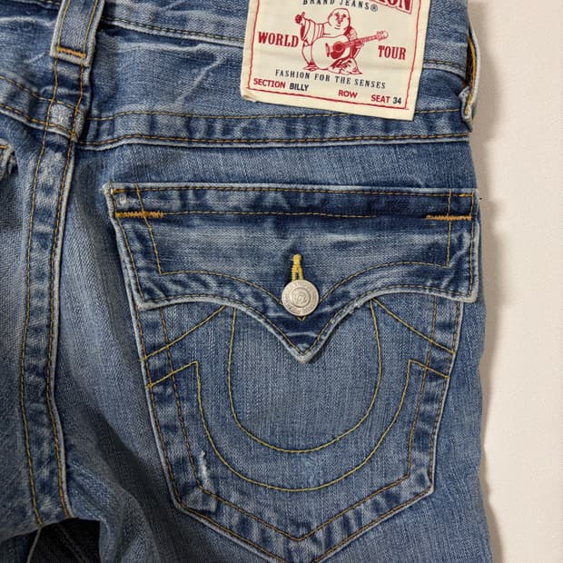 트루릴리전 빌리 부츠컷 데님 팬츠 29x34