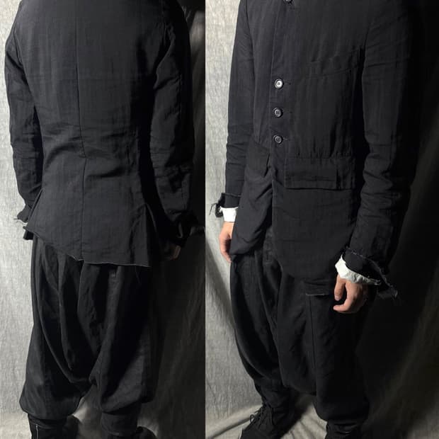 Elena Dawson Raw-Edge Tailored Jacket   