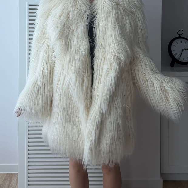 The Frankie Shop Liza Faux Fur Coat