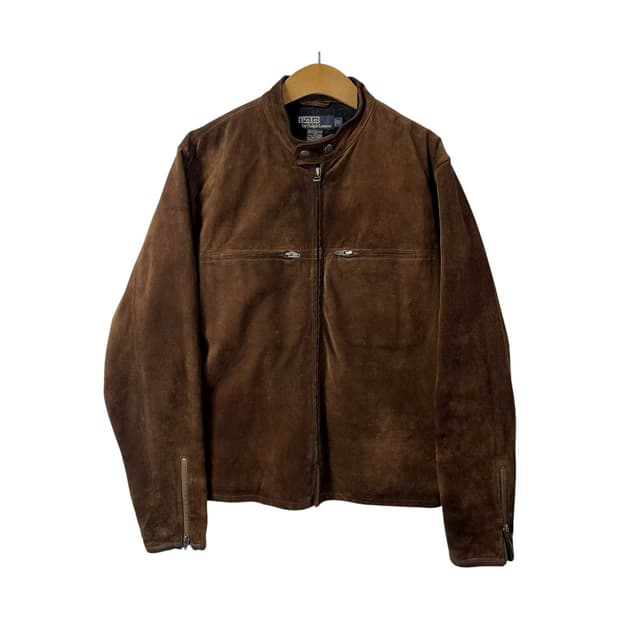 [Polo] 90~00's 폴로랄프로렌 스웨이드 싱글자켓