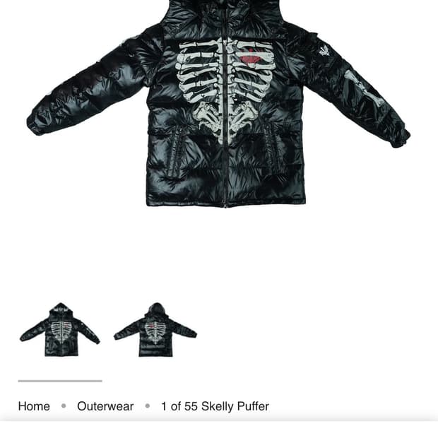 Sinner Seeking 스켈리 퍼퍼 패딩