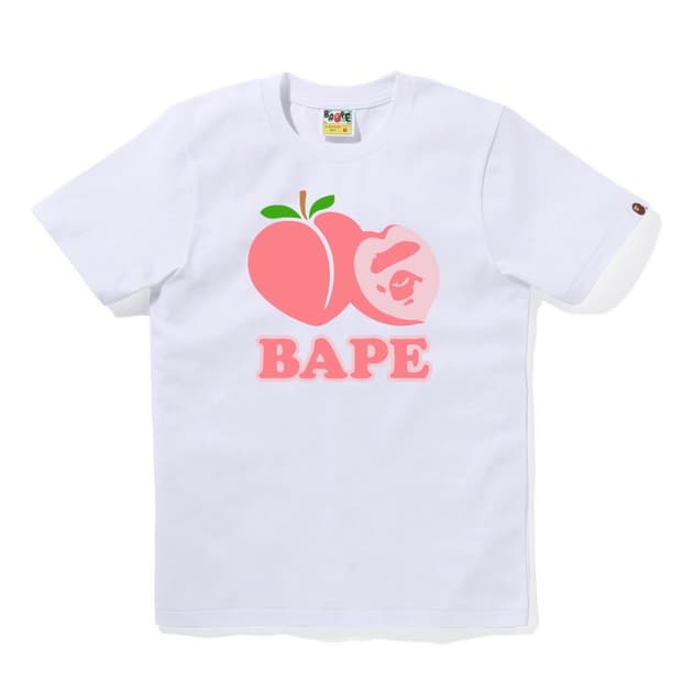 베이프 피치티 미개봉 bape peach M