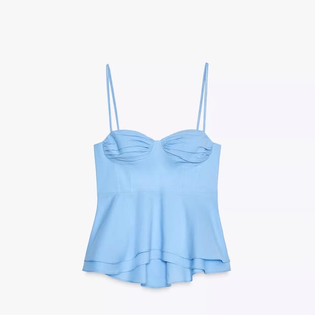 자라 뷔스티에 탑