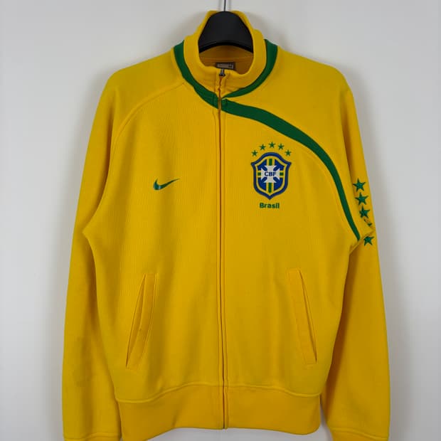 a89) 나이키 브라질 국대 져지 자켓
