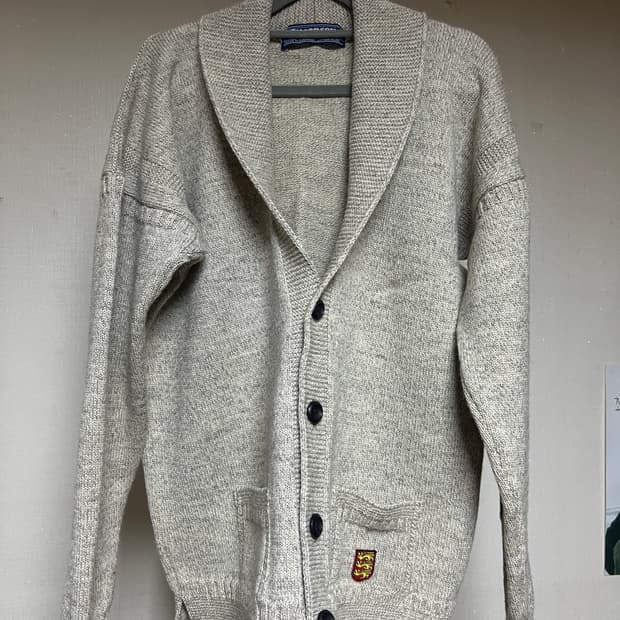 44) 건지울른스 숄카라 가디건 애쉬