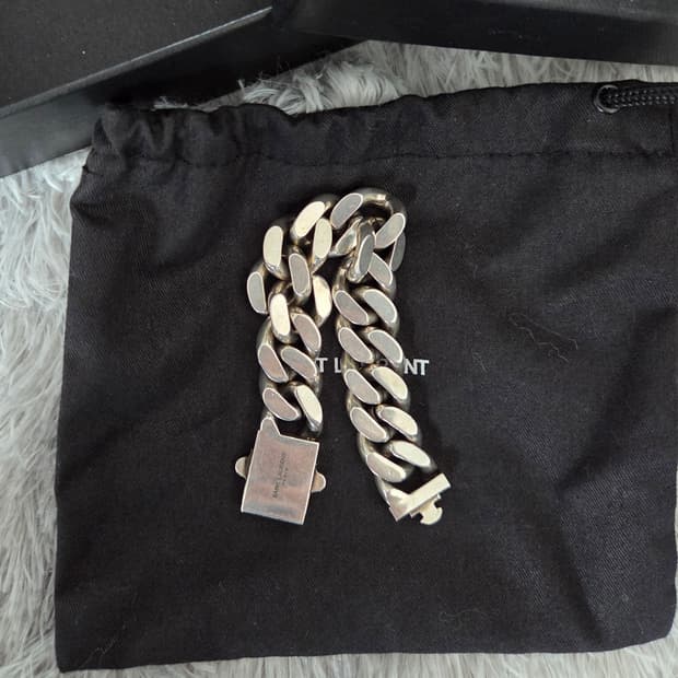 [정품] 생로랑 레이디 체인 팔찌