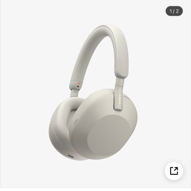 SONY 소니 블루투스 헤드폰 WH-1000XM5 플래티넘 실버