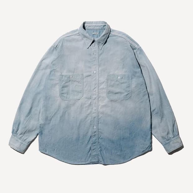 [주문][1,4] 아프레쎄 25AW 빈티지 샴브레이 셔츠