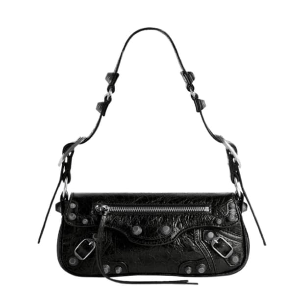 발렌시아가 르 카골 XS 슬링 백 블랙