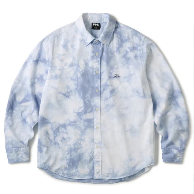 FTC 셔츠 L사이즈 WASHED TWILL SHIRT DYED BLUE
