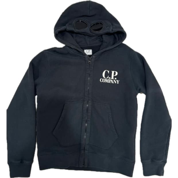 C.P. Company 고글 후드집업 [블랙]