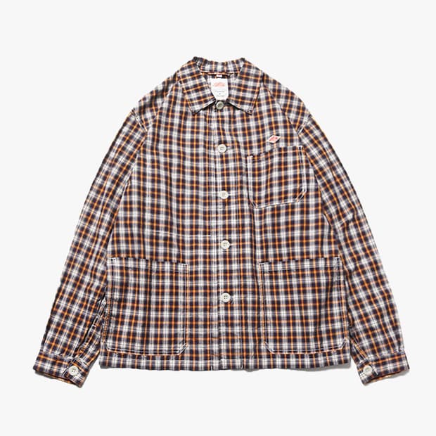 DANTON - CHECK SHIRT JACKET