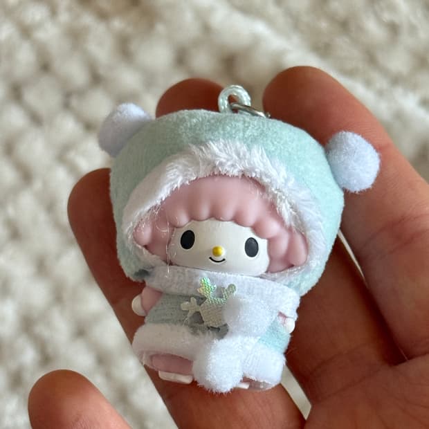 산리오 피아노 피규어키링