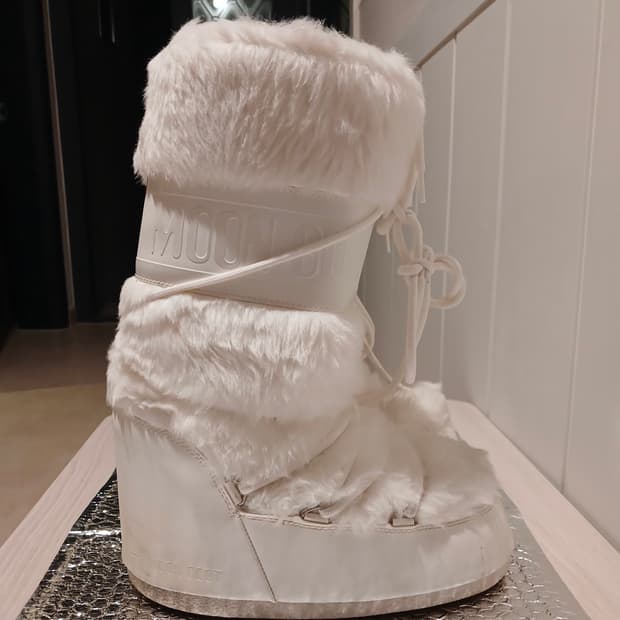 문부츠 moon boots faux far boots 폭스퍼