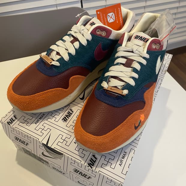 카시나 x 나이키 맥스 1 SP 원앙 오렌지 새제품