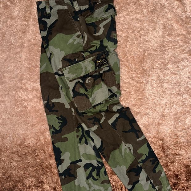 나이키 SB nike 카모 카고 밀리터리 팬츠 L