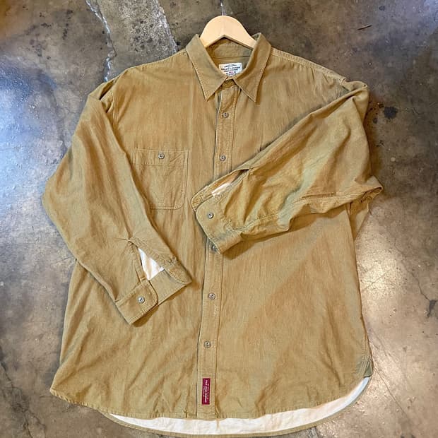 랄프로렌 코듀로이 포켓 셔츠 브라운