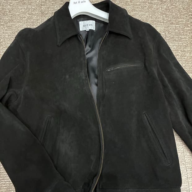 아트이프액츠 스웨이드 디트로이트 자켓