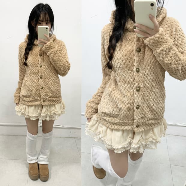 [HERE'S] 라떼갸루 리락쿠마 깔 폭닥 후드