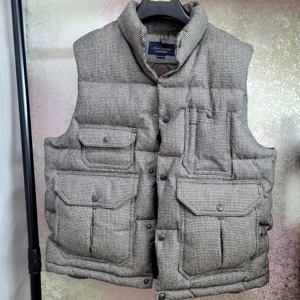 브룩스브라더스 이스트로그 콜라보 울 패딩 조끼 베스트