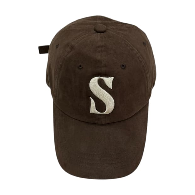 세터 빈티지 캐쥬얼 볼캡 모자 브라운