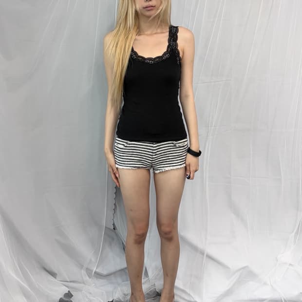 [Vintage] Lace Sleeveless Top